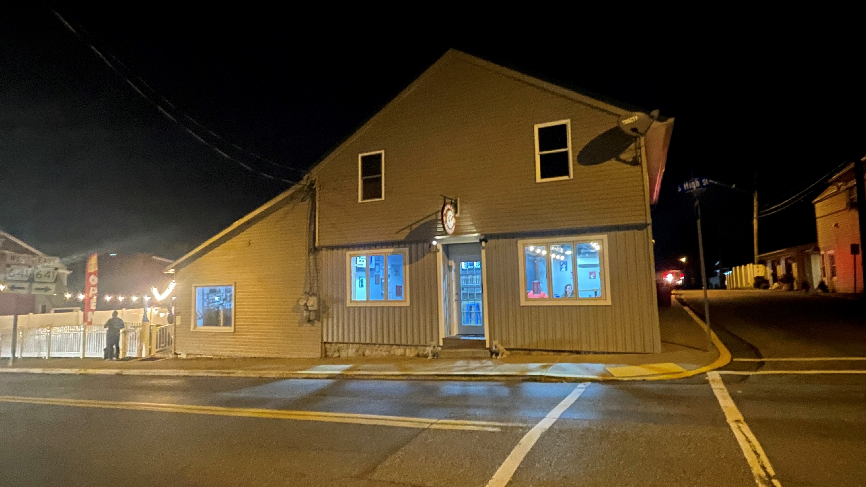 Outside the Brewery